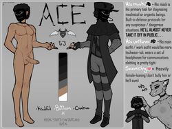  ace(claweddrip) anthro big_penis black_clothing claweddrip male masked masked_male penis  rating:explicit score: user:conmazda