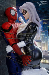 1boy 1boy1girl 1girls 3d absurd_res alenabyss assertive_female black_cat_(marvel) bodysuit breasts cleavage clothed couple couple_(romantic) couple_love couples faceless_male felicia_hardy female goggles hetero hi_res large_breasts lipstick long_hair lovers male marvel marvel_comics peter_parker romantic romantic_couple spider-man spider-man_(series) straight straight_hair tied_up white_hair rating:Questionable score:204 user:WatchTheLanguage