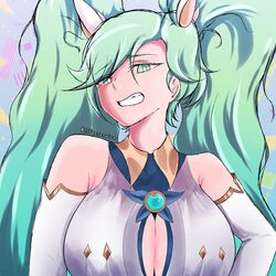 breasts csfanservice league_of_legends necklace_between_breasts sona_buvelle star_guardian_series star_guardian_sona twintails rating:Questionable score:23 user:CS-COOL