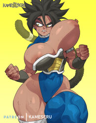 1boy 1girls abs angry angry_face areolae big_breasts black_hair bouncing_breasts breasts broken_armor child_bearing_hips dragon_ball female kameseru large_breasts matsuna_(kameseru) monkey_tail muscular muscular_arms muscular_female muscular_legs muscular_thighs narrow_waist nipple_slip nipples oc original_character revealing_clothes saiyan saiyan_armor saiyan_tail skimpy skimpy_clothes solo solo_female tail thick thick_thighs tight_clothing voluptuous wide_hips rating:Explicit score:193 user:FakeTwo