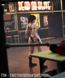 3d absurdres ass boots boxing_gloves brown_hair cross-laced_footwear female female_focus fingerless_gloves from_behind full_body gloves gym highres kazama_asuka lace-up_boots muscular muscular_female pose punching_bag solo speake sports_bra stool tekken tekken7wallpapers tekken_7 thick_thighs thighs wrestling_outfit rating:Questionable score:35 user:PaperNekket03