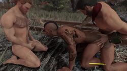 3d aiden_mctavish anal anal_sex animated bara big_penis computer electronics fallout fallout_4 gay human jake_evans male male/male male_only mp4 muscles pip-boy sim_settlements sound threesome video video_game_character wristwear rating:Explicit score:8 user:ikanly