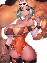 1girls big_breasts breasts cerebella eye_contact female female_focus female_only fumio_(rsqkr) huge_breasts legwear leotard looking_at_viewer nipple_bulge skullgirls standing thick_thighs thighhighs thighs wide_hips rating:Questionable score:257 user:Thebuki