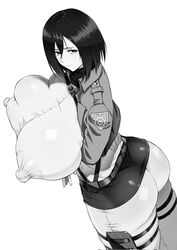 1girls ahemaru ass attack_on_titan big_ass big_breasts big_butt big_thighs black_hair boobs breasts busty clothed clothed_female enormous_breasts erect_nipples erect_nipples_under_clothes female female_only giant_breasts gigantic_breasts hard_nipples huge_ass huge_breasts huge_butt huge_thighs hyper_breasts large_breasts massive_breasts massive_thighs mikasa_ackerman monochrome nipples nipples_visible_through_clothing short_hair solo solo_female t303 thick_thighs thighs tits rating:Explicit score:320 user:Crunchthefun