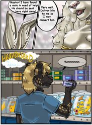 angel atheist black blonde_hair comic darknurse deity duncan english_text feline furry_god goddess hair heavensend humor lol_religion male panther polka_dots rabbit_ears religion religious shopping text rating:Explicit score:9 user:bot