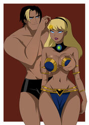 1boy 1boy1girl 1girls 2d abused belly_dancer belly_dancer_outfit big_breasts blonde_female blonde_hair blue_eyes breasts busty child_bearing_hips cleavage curvy dancer dancer_outfit dc_comics dcau female femsub ghostlessm groping groping_breasts groping_from_behind harem_girl harem_outfit hi_res hypnosis justice_league_unlimited kara_danvers kara_zor-el kryptonian kryptonite large_breasts legs light-skinned_female lipstick male maledom mind_control navel pendulum power_boy sensual slave slave_bikini slave_outfit supergirl superman:_the_animated_series superman_(series) thick_thighs thighs voluptuous wide_hips rating:Questionable score:181 user:darkwaters