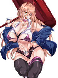 1girls abs alternate_version_available big_breasts breasts chainsaw_man demon demon_girl eye_contact female female_focus female_only horns huge_breasts jet_puri legwear looking_at_viewer muscular_female power_(chainsaw_man) red_eyes solo solo_female standing thick_thighs thighhighs thighs thong white_background wide_hips rating:Questionable score:198 user:Thebuki