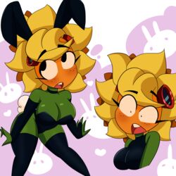 1girls anthro big_eyelashes big_eyes bunny_ears bunny_girl bunnysuit looking_up plant plantie plants_vs_zombies plants_vs_zombies:_heroes r_bismut rbismut shocked solar_flare_(pvz) sunflower sunflower_(pvz) rating:Explicit score:589 user:HungTeen89