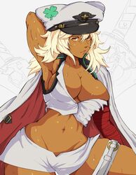 1girls arm_up armpit armpit_fetish armpits belly belly_button big_breasts blonde blonde_female blonde_hair breasts child_bearing_hips cloak dark-skinned_female dark_skin female female_only guilty_gear hat hips large_breasts lips orange_eyes ramlethal_valentine sweat sweating sweaty tagme tan tanned tanned_female tanned_girl tanned_skin thick thick_thighs thigh_strap thighs thin thin_waist tummy wide_hips yoracrab rating:Explicit score:204 user:Fumeknight1