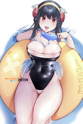 1girls 2022 black_hair breasts female floatie gris_swimsuit hips hotvr huge_breasts light-skinned_female light_skin long_hair one-piece_swimsuit popsicle pussy_visible_through_clothes red_eyes reverse_gris_swimsuit see-through slim_waist spy_x_family swimsuit thick_thighs thighs tied_hair water wet wet_body wide_hips yor_briar yor_forger rating:Explicit score:241 user:WingGundam95