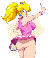 1girls alternate_costume alternate_version_available armwear ass ass_focus big_ass big_breasts big_lips blonde_hair blue_earrings blue_eyes breasts bubble_ass bubble_butt crown dat_ass ear_piercing earrings female female_only hair headwear huge_ass huge_breasts large_ass lips lipstick mario_(series) mario_tennis nail_polish nintendo panties pink_lips pink_lipstick pink_nail_polish pink_nails pink_panties ponytail princess_peach scittykitty sideboob skirt solo solo_female tennis_racket tennis_uniform thick_lips thick_thighs thighs thing upskirt windy_skirt rating:Questionable score:124 user:daft_human