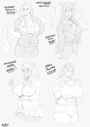 4girls ahri akali big_breasts buru female female_only gyaru lactation league_of_legends leona_(league_of_legends) milk sejuani rating:Explicit score:114 user:Tetsaya