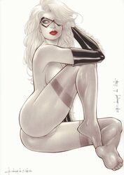 1girls big_breasts black_cat_(marvel) curvaceous curvy_body curvy_females curvy_figure ed_benes_studio felicia_hardy female female_only latex_gloves long_hair marvel marvel_comics naked_female red_lipstick rubismar_da_costa seductive_eyes seductive_look solo spider-man_(series) stockings voluptuous voluptuous_female white_hair rating:Explicit score:34 user:Dragon98