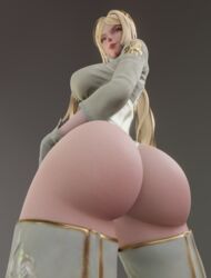 1girls 3d android ass big_ass blonde_hair breasts cpt-flapjack gloves long_hair looking_at_viewer looking_down_at_viewer low-angle_view nier nier:_automata pawg ponytail pursed_lips smile square_enix wide_hips yorha_commander rating:Questionable score:91 user:deleted107113