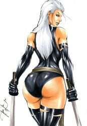 1girls asian_female ass betsy_braddock big_ass curvaceous curvy_body curvy_female curvy_figure ed_benes_studio elizabeth_braddock female female_only jeferson_lima katana kwannon latex_gloves latex_leotard latex_thighhigh_boots long_hair looking_back marvel marvel_comics mutant psylocke signature solo solo_female straight_hair voluptuous voluptuous_female white_hair x-men rating:Explicit score:20 user:Dragon98