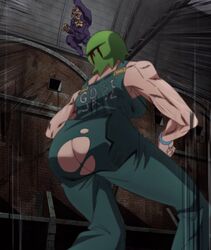 1boy 1boy1girl 1girls ass ass_focus backboob bare_ass big_ass big_butt bodysuit breasts curvy edit edited edited_screencap exposed_ass fat_ass female foo_fighters green_hair jojo's_bizarre_adventure kenzou_(jjba) large_ass luckyshazo meme muscular muscular_female overalls ripped_bodysuit ripped_clothing screencap screenshot screenshot_edit short_hair shounen_jump sideboob stone_ocean tagme thick_ass toned toned_body toned_female torn_bodysuit torn_clothes torn_clothing voluptuous rating:Explicit score:57 user:InstantNoodulz