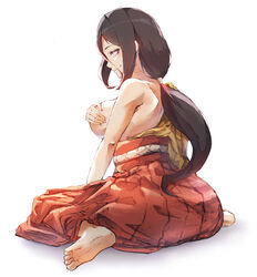 1girls ass barefoot boruto:_naruto_next_generations breast_grab breasts brown_hair covering covering_breasts cute dinoke feet female female_only from_behind grabbing_own_breast hakama hyuuga_hanabi japanese_clothes kimono kneeling knees_together_feet_apart lavender_eyes naruto naruto_(series) no_bra no_shoes off_shoulder on_knees one_breast_out ponytail sideboob sitting skirt smile soles solo solo_focus strap_slip tied_hair toes wariza yukata rating:Explicit score:131 user:Nsftw