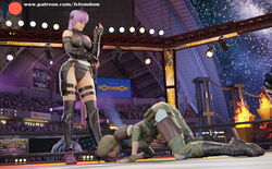 2girls 3d 3d_(artwork) absurd_res armor armored_boots ayane_(doa) beaten blender blonde_hair boot_fetish boots bow brown_boots cassie_cage catfight combat_boots dead_or_alive dominant dominant_female domination dominatrix face_down_ass_up female_domination femdom fight fighting_ring foot_fetish foot_kiss foot_worship helpless highres humiliation jvfemdom kissing_feet legs lezdom looking_at_another looking_down looking_pleasured military military_uniform mortal_kombat mortal_kombat_11 on_all_fours ponytail public public_humiliation purple_hair red_eyes ryona sadism short_hair smirk smirking smug thick_ass thick_thighs thighs tight_clothing victory victory_pose worship worshiping wrestling yuri rating:Questionable score:39 user:Jvfemdom