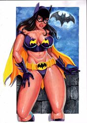 1girls barbara_gordon batgirl big_breasts black_hair blue_hair busty curvaceous curvy_body curvy_female curvy_figure dc dc_comics ed_benes_studio erect_nipples justice_league long_hair looking_at_viewer milf nipple_bulge nipples nipples_visible_through_clothing slutty_outfit solo_female solo_focus tagme thong rating:Questionable score:11 user:Dragon98