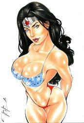 1girls 2019 amazonian big_breasts bikini_bottom bikini_top black_hair bulging_breasts busty curvaceous curvy_body curvy_female curvy_figure dc dc_comics diana_prince ed_benes_studio female female_only greek_female jeferson_lima long_hair looking_at_viewer milf red_lipstick silver_tiara solo solo_female solo_focus thong voluptuous voluptuous_female wonder_woman wonder_woman_(series) rating:Questionable score:41 user:Dragon98