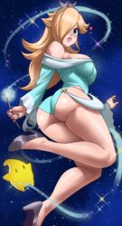 1girls 2022 absurdres ass ass_focus ass_shot back back_view blonde_hair blue_eyes breasts bubble_butt echosaber female female_only hair_over_one_eye hi_res hips huge_ass large_breasts long_hair luma mario_(series) nintendo princess_rosalina slim_waist super_mario_galaxy thick_thighs thighs wide_hips rating:Questionable score:424 user:WingGundam95