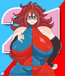 1girls android_21 android_21_(human) big_breasts dragon_ball dragon_ball_super female_only looking_at_viewer solo solo_female zhardlew rating:Questionable score:34 user:Taron