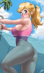 1girls 2022 absurd_res ass big_ass big_lips blonde_female blonde_hair blue_eyes blue_fingernails breasts cloud dat_ass dick_sucking_lips echosaber edit female female_only highres hips huge_ass huge_breasts light-skinned_female light_skin lips lipstick long_hair mario_(series) nintendo one-piece_swimsuit outdoors partially_submerged partially_underwater_shot pin-up pink_lips pink_lipstick pink_swimsuit ponytail pool princess_peach sideboob skindentation sky slim_waist solo swimsuit thick_lips thick_thighs thighs underwater water wide_hips rating:Questionable score:471 user:fuzneck