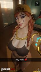 1girls 3d aura_(fortnite) bedroom big_breasts bra female female_only fortnite fortnite:_battle_royale ghoulishxxx rating:Explicit score:246 user:shdwlsswxlf