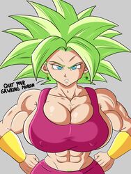 1girls 2022 abs angry bare_arms bare_midriff bare_navel bare_shoulders biceps big_muscles blue_eyes breast_press breasts clothing dialogue dragon_ball dragon_ball_super earrings exposed_midriff exposed_navel female_saiyan fusion green_eyebrows green_hair huge_breasts kefla legendary_super_saiyan lewdyartz midriff muscle muscle_tone musclegut muscles muscular muscular_female navel nipple_bulge pov pov_eye_contact pubes saiyan saiyan_girl shounen_jump six_pack spiky_hair super_saiyan super_saiyan_2 tagme toned toned_female tournament_of_power triceps rating:Questionable score:175 user:TheGoat_xxxx