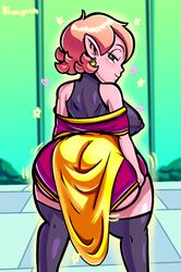 1girls ass big_ass big_breasts big_butt breasts chronoa clothed dragon_ball dragon_ball_super erect_nipples female female_only francyart34 huge_ass nipple_bulge short_hair shortstack shounen_jump solo solo_female rating:Explicit score:137 user:Francyart34