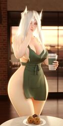 3d big_ass big_breasts bleached_blonde_hair child_bearing_hips coffee_cup dumptruck_ass fat_ass irelia_xan ireliabubblebutt league_of_legends league_of_legends:_wild_rift mommy_sorry_mommy_sorry_mommy_sorry pawg starbucks thick_ass thick_thighs white_hair white_skin wide_hips rating:Explicit score:171 user:Irelia_PawgQueen