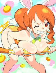 1girls aetherion_art ass big_breasts breasts bunny_ears bunny_girl bunny_tail bunnysuit eye_contact female female_only leotard long_hair looking_at_viewer nami one_eye_closed one_piece orange_eyes orange_hair post-timeskip solo solo_female thighs rating:Questionable score:249 user:Thebuki