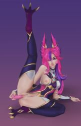 1girls animal_ears bird_feet dildo female league_of_legends league_of_legends:_wild_rift naked nhuahomm_(artist) nude nude_female pink_hair pussy riot_games sex_toy star_guardian_series star_guardian_xayah vastaya xayah rating:Explicit score:86 user:nhuahom