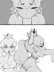 1boy 2girls :>= being_watched better_version_at_source blue_eyes blue_lips blue_lipstick bowsette breasts candyseal choker choker_snapping closed_eyes crown cuckquean deep_throat deepthroat deepthroat_mark deepthroat_no_hands duplicate earrings embarrassed fellatio female femsub group hi_res highres human humanoid jewelry large_breasts lips lipstick lipstick_on_penis long_hair looking_at_another looking_to_the_side low_res madabalone makeup male male/female mammal mario_(series) monochrome multiple_girls necklace nervous new_super_mario_bros._u_deluxe nintendo oral penile penis pink_lips pink_lipstick princess_peach sex struggling super_crown super_mario_bros. surprised surprised_expression tears testicles thumbnail trio uncensored veins veiny_penis very_long_hair video_games white_background rating:Explicit score:678 user:tobalproq