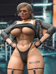 1girls 3d 3d_(artwork) abs ass big_ass big_breasts blonde_hair blue_eyes breasts cassie_cage earrings faceman108 female female_only gloves hands_on_hips huge_breasts long_hair looking_over_eyewear looking_over_glasses looking_over_sunglasses mortal_kombat mortal_kombat_11 muscular muscular_female skimpy skimpy_clothes solo standing sunglasses tactical_gear tattoo thick_thighs thong tinted_eyewear underboob wide_hips rating:Questionable score:164 user:Crcole331