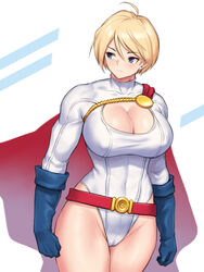 1girls big_breasts blonde_hair blue_eyes bob_cut breasts cameltoe cleavage cleavage_cutout dc dc_comics erect_nipples female female_only karen_starr kryptonian large_breasts light-skinned_female light_skin nestkeeper pokies power_girl short_hair solo superman_(series) thick_thighs wide_hips rating:Questionable score:88 user:justausername