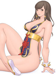 1girls alternate_costume black_dress bracelet capcom chun-li female female_only inviting long_hair looking_at_viewer nopan official_alternate_costume shigenobu shoes sitting smile solo street_fighter street_fighter_v thick_thighs rating:Explicit score:53 user:slut_rper824