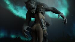 1girls 3d aela_the_huntress anthro ass bethesda_softworks big_breasts blender dovahkiin masterbeta monster moon moonlight skyrim skyrim_werewolf the_elder_scrolls werewolf rating:Explicit score:18 user:MasterBeta