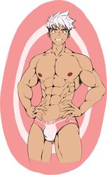 1boy bara jock_studio male male_only solo solo_male yuuto_nakajima rating:Explicit score:19 user:naur