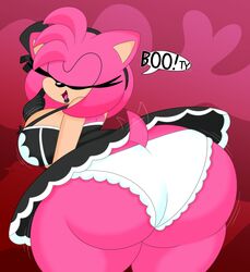 1girls 3barts adult aged_up amy_rose anthro ass ass_cleavage big_ass big_breasts black_lipstick breasts butt_crack closed_eyes clothing dat_ass dialogue dress dumptruck_ass english_text fat_ass female female_only goth hat hedgehog huge_ass large_ass lipstick panties pink_hair rear_view solo sonic_(series) sonic_the_hedgehog_(series) text thick_thighs wide_hips rating:Questionable score:89 user:Rex_Hollins