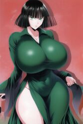 1girls ai_generated bangs belly belly_button big_breasts bob_cut breasts busty cleavage clothed clothing collared_dress curvaceous curvy curvy_body curvy_female curvy_figure dark_green_hair dress eye_contact eyelashes eyeliner female female_focus female_only fringe front_view fubuki_(one-punch_man) green_eyes green_hair hips hourglass_figure huge_breasts large_breasts light-skinned_female light_skin lips lipstick looking_at_viewer makeup medium_hair midriff nai_diffusion one-punch_man short_hair slim slim_waist solo solo_female solo_focus stable_diffusion standing stomach thick thick_legs thick_thighs thin_waist tight_clothing voluptuous waist wide_hips rating:Questionable score:139 user:wHo1