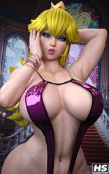 1girls 3d ass big_ass big_breasts bikini blonde_hair blue_eyes breasts female female_only hagiwara_studio indoors large_breasts long_hair looking_at_viewer mario_(series) navel nintendo pink_bikini princess_peach sling_bikini slingshot_swimsuit solo super_mario_bros. swimsuit thick_thighs voluptuous rating:Explicit score:50 user:Crcole331