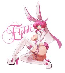 1girls ass bigbossrequiem breasts breasts_out bunny_ears bunny_girl elphelt_valentine female guilty_gear light-skinned_female medium_breasts pale-skinned_female pink_hair pussy pussy_juice rose sitting smile solo solo_female spikes thick_thighs thigh_boots wedding_dress wet white_background rating:Explicit score:93 user:manage