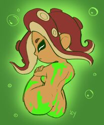 1girls agent_8_(splatoon) animal_humanoid ass backboob cephalopod cephalopod_humanoid closed_eyes dark-skinned_female ink iseenudepeople nintendo octoling octoling_girl red_hair sleeping splatoon splatoon_2 splatoon_2:_octo_expansion tentacle_hair wide_hips rating:Explicit score:38 user:owo64