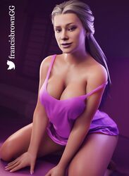 1girls 3d 3d_(artwork) bed big_breasts breasts cleavage eyeshadow female female_focus female_only francis_brown fully_clothed large_breasts long_hair looking_at_viewer makeup mature_female milf mortal_kombat mortal_kombat_11 on_bed purple_eyes purple_lips purple_lipstick sindel solo tagme twindel two_tone_hair white_hair rating:Questionable score:159 user:Crcole331