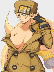 1girls big_breasts blonde_hair cleavage female female_only guilty_gear guilty_gear_strive light-skinned_female millia_rage yoracrab rating:Explicit score:183 user:deleted8863