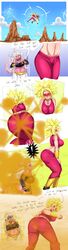 2girls android_21_(evil) big_ass big_breasts big_muscles blush disgusted dragon_ball dragon_ball_fighterz dragon_ball_super english_text fart fart_cloud fart_fetish female_only fight fully_clothed fusion kefla lazei smug rating:Explicit score:46 user:Rodrixxxs