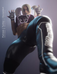 3d abs absurdres alexa_bliss belly_button black_legwear boots bra breasts cleavage defeated dominated domination dominatrix feet female_focus femdom foot_fetish foot_focus footwear hair_ornament highres looking_at_viewer midriff tekken7wallpapers thick_thighs thighs trampling twintails wrestler wrestling wrestling_outfit wwe wwe_2k20 wwe_diva rating:Questionable score:63 user:PaperNekket03