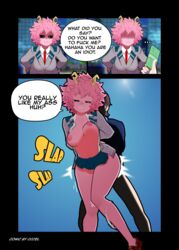 1boy 1girls 3d artist_request cccel clothed_sex comic comic_page english_text female koikatsu koikatsu_(medium) mina_ashido money my_hero_academia photoshop pink_skin school_uniform sex rating:Explicit score:114 user:cccel