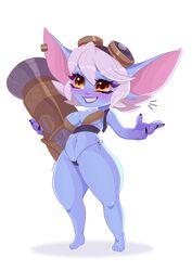 autumn_ghost blue_skin league_of_legends league_of_legends:_wild_rift panties small_breasts tristana yordle rating:Explicit score:77 user:AleFrye